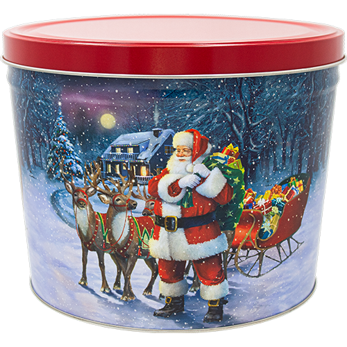 Holiday Popcorn Tins