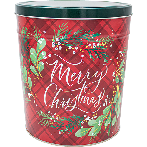 Holiday Popcorn Tins