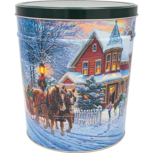 Holiday Popcorn Tins