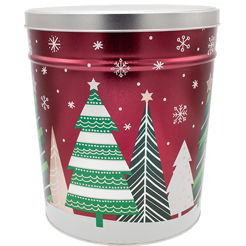 Holiday Popcorn Tins