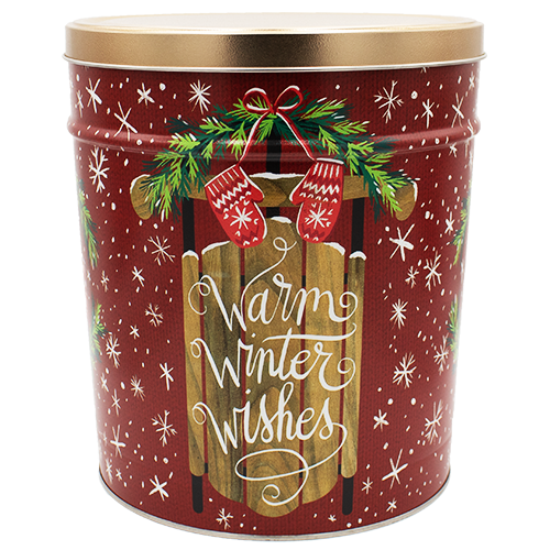 Holiday Popcorn Tins