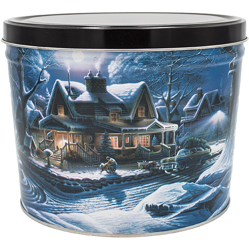 Holiday Popcorn Tins