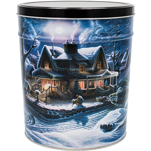 Holiday Popcorn Tins