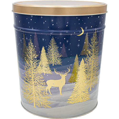 Holiday Popcorn Tins
