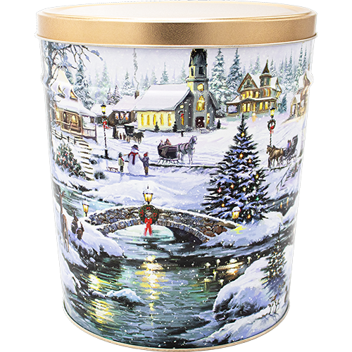 Holiday Popcorn Tins