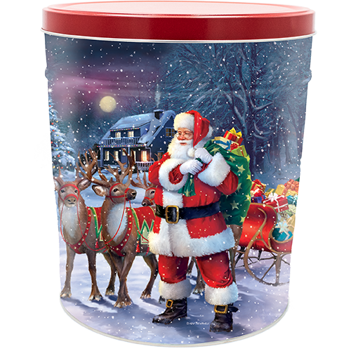 Holiday Popcorn Tins