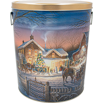 Holiday Popcorn Tins