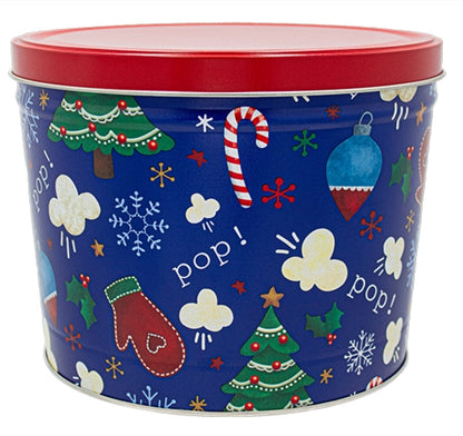 Holiday Popcorn Tins