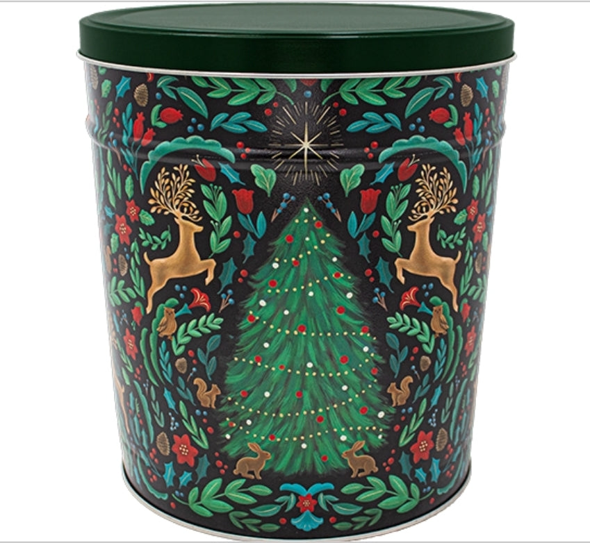 Holiday Popcorn Tins